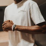 Paperboy Tee in Heather White