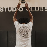 Paperboy Tee in Heather White