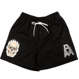Benji Mood Skull Shorts in Black