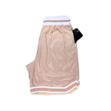 Bold Basketball Shorts in Tan