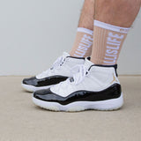 Elite Socks in Tan/White