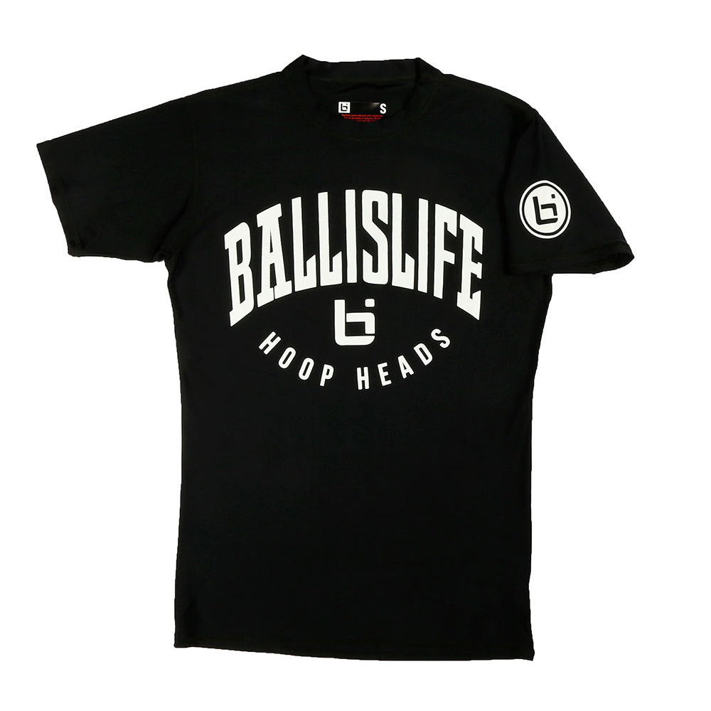 Hoop Head Compression Tee in Black