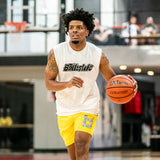 Lemon Mesh Shorts in Yellow