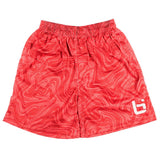 M2 Mesh Shorts in Red Waves