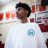 New Beginnings L/S Tee in White