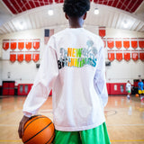 New Beginnings L/S Tee in White