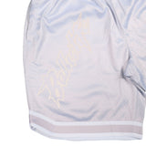Bold Basketball Shorts in Silver