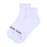 Solid Extra Cushioned Low Socks in White