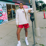 M2 Mesh Shorts in Red Waves